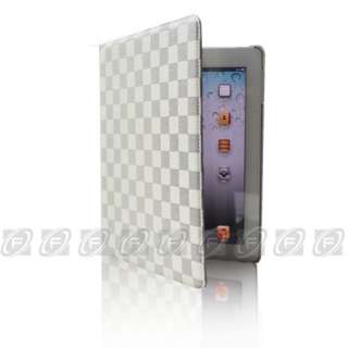 The New iPad 3 Smart Magnetic Leather Rotating Case Cover 360 Degree 