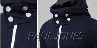   Slim Fit Top Hoodies Sports Coat Jacket,Simple Styles Pockets  