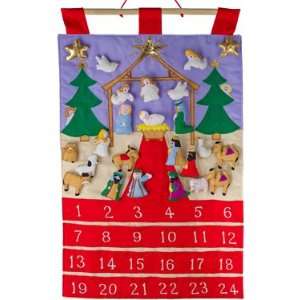 Holy Night Fabric Advent Calendar:  Home & Kitchen
