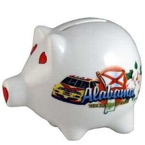 Alabama Piggy Bank 3 H X 4 W Elements Case Pack 60  
