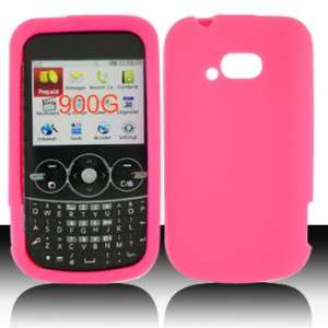   Pink SILICONE Soft Rubber Gel Skin Case Cover for Net10 LG 900g  