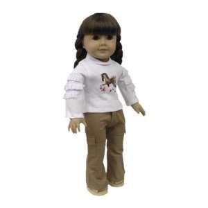 American Girl Doll Clothes Horse Shirt Outfit: Toys 