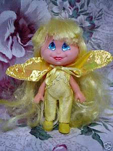 1990s 1992 Vintage Small Little Yellow Fairy Totsy Doll  