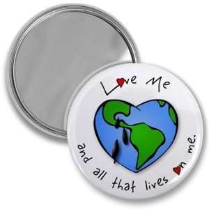  Earth Day Bp Oil Spill Relief 2.25 Inch Pocket Mirror