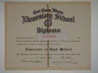 Helen Keller Jr. High School ~ Diploma 1968  