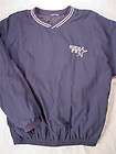 FBI Boston Mass. Light Golf Pullover Jacket (Mens Medium) Blue