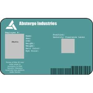   Abstergo Industries ID Card from Assassins Creed Game