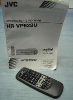 JVC Multi Brand MBR Remote Control w VCR Instructions  