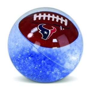  NFL Houston Texans Super Ball, 3 Inch, Clear: Sports 