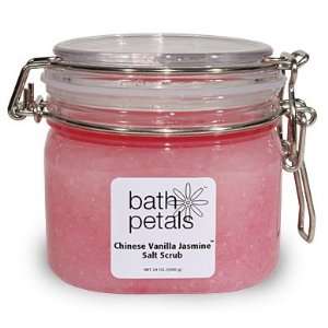 Bath Petals Chinese Vanilla Jasmine Salt Scrub 24 oz. (680 
