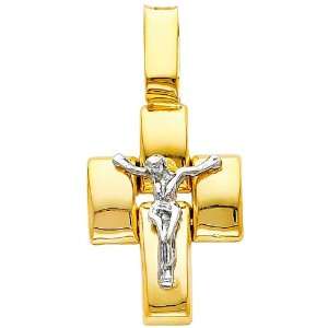   Jesus Cross Religious Charm Pendant: The World Jewelry Center: Jewelry