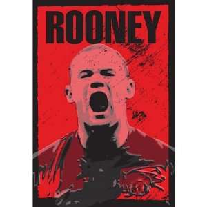  Wayne Rooney (England Football) Sports Poster Print: Home 