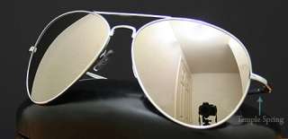   reflejado completo AV ESPEJO DE PLATA de las gafas de sol tipo aviador
