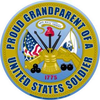   grandparent of a u s soldier circle magnet the perfect magnet for any