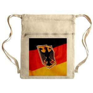    Messenger Bag Sack Pack Khaki German Flag Waving: Everything Else