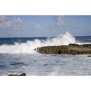  Crashing Waves on Hawaiian Shore Photograph   Beautiful 16 