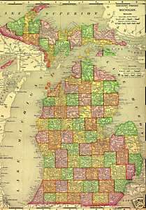1903 History & Genealogy of WEXFORD County Michigan MI  