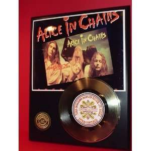 Alice in Chains 24kt Gold Record LTD Edition Display ***FREE PRIORITY 