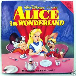  Walt Disneys Alice in Wonderland, Laser Videodisc 