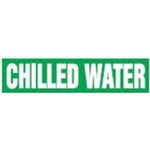  CHILLED WATER   Cling Tite Pipe Markers   outside diameter 