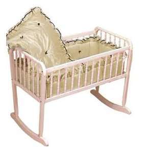  Prima Donna Cradle Bedding  Color Ecru   Size 15x33 Baby