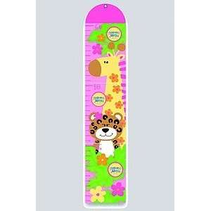 Kids personalized wooden growth chart   girl zoo Stephen 