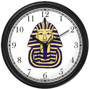 King Tut No.1 Egyptian   Famous Landmarks   Theme Wall Clock by 
