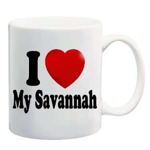   LOVE MY SAVANNAH Mug Coffee Cup 11 oz ~ Cat Breed: Everything Else