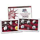 2002 s U.S.Mint Silver Proof Coin Set.No Box.No COA