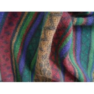  Wool Medium Weight Soft Aztec Print 60 Inch Wide Blankets 