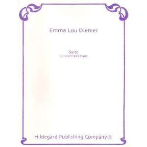  Diemer, Emma Lou   Suite for Violin and Piano   Violin and 