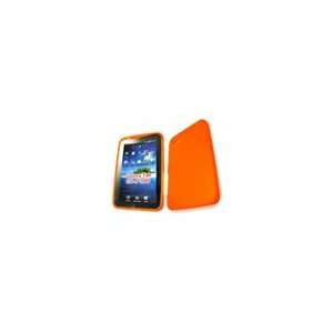  Samsung Galaxy Tab 7.0 P1000 Orange Jelly Skin Case Cell 