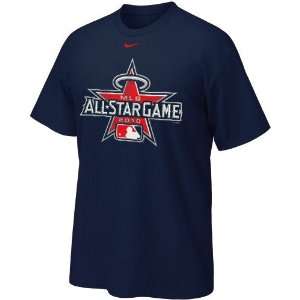  Nike 2010 MLB All Star Game Youth Navy Blue Logo T shirt 