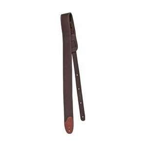   Custom Hq Leather Electric Guitar Strap   Brown: Musical Instruments