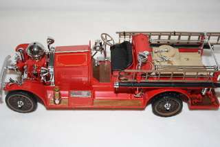 Franklin Mint Die Cast Model Fire Truck 1922 Ahrens Fox R K 4 1/32 