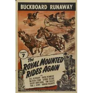  The Royal Mounted Rides Again (1945) 27 x 40 Movie Poster 