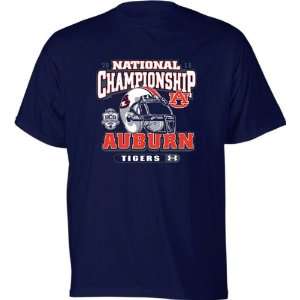 Tigers Navy Under Armour 2010 BCS National Championship Game War Eagle 