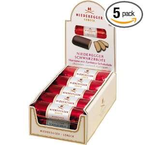 Niederegger Chocolate Covered Marzipan Loaf, 4.4 Ounce (Pack of 5)