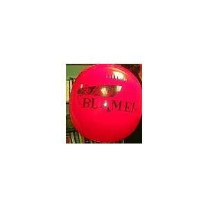 : BIG BALL OF BLAME! GIANT Red Plastic Inflatable Balloon Beach Ball 