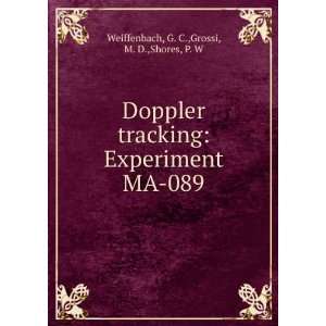 Doppler tracking Experiment MA 089 G. C.,Grossi, M. D 