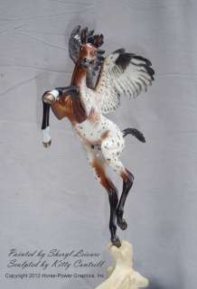 Leisure Custom Model Horse Cantrell Resin Baby Seunta Appaloosa 