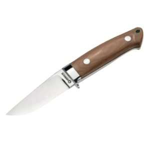  Boker Knives 611 Bob Dozier Fixed Blade Knife with Brown 