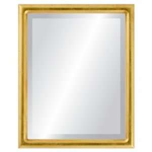  Pasadena Rectangle in Gold Leaf Mirror and Frame