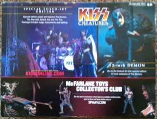 2002 KISS   CREATURES Limited Ed. Box Set McFarlane Toy Figures 
