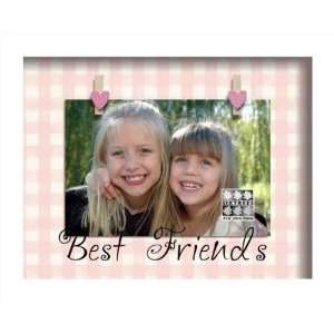  Sixtrees Best Friends Two Heart Clip 4 Inch by 6 Inch 