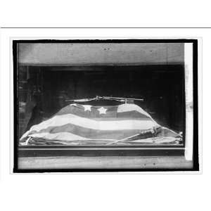   Flag. The first to be fired on in Civil War (Museum)