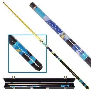    16EAG American Bald Eagle Billiards Cue with Case: Sports & Outdoors