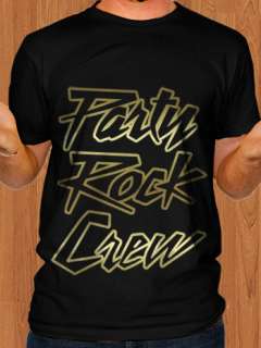 LMFAO Party Rock Crew Gold T Shirt S M L XL  