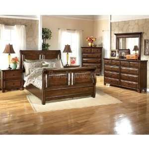  Ashley Furniture Larchmont II Sleigh Bedroom Set (Queen 