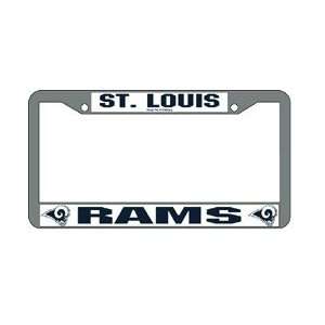Americans Sports St. Louis Rams Chrome License Plate Frame:  